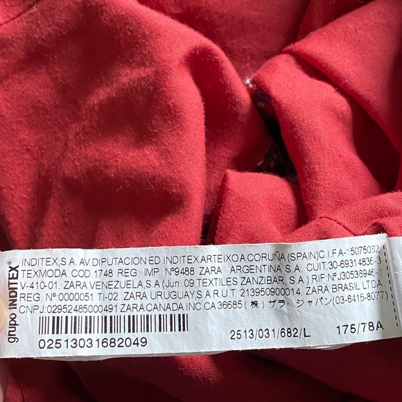 Zara Basic Bubble Hem Mini Skirt Juniors Size LARGE - Pre-Owned - Picture 7 of 7